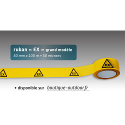 Rubalise plastique EX  50mm*100m